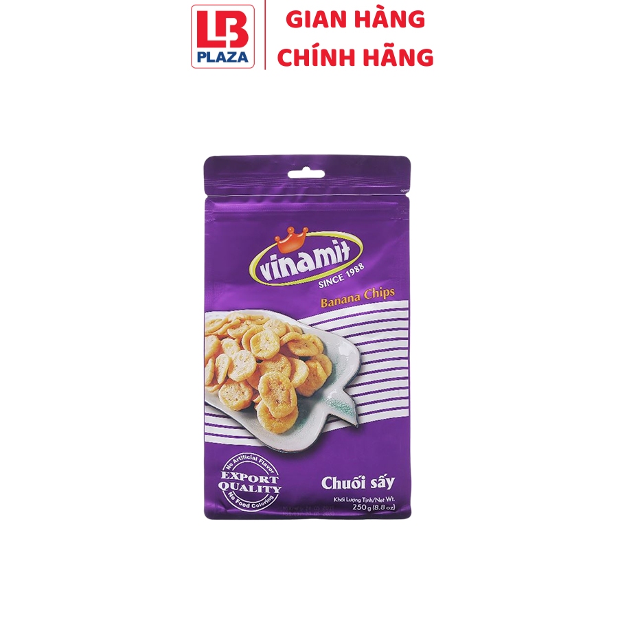 Chuối sấy Vinamit 250g thơm ngon