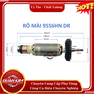 Rotor/ruột máy mài MAKITA 9556 chính hãng DR tặng kèm chối than