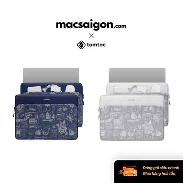 Túi chống sốc 13-inch  Tomtoc Versatile 360 Protective - Đầy đủ màu