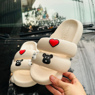 Dép bánh mì sticker quai ngang nữ,dép lê nữ thời trang