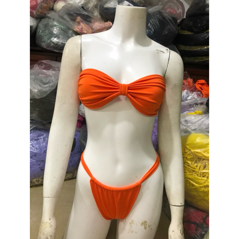 Bikini áo tắm 2 mảnh bản ngang quần luồn lọt khe ( sẵn hàng - hỏa tốc HCM ) | BigBuy360 - bigbuy360.vn