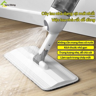 Cây lau nhà cây lau DION, chổi lau sàn phun sương, xịt sương màu xám trắng, thiết kế sang trọng