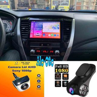 Màn hình Pajero sport 2014-2020 oledpro chip 8 nhân,cắm sim 4G,wifi,RAM 2GB,ROM 32GB. Kèm camera lùi camera hành trình