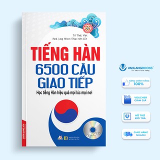 Sách vanlangbooks - tiếng hàn - 6500 câu giao tiếp