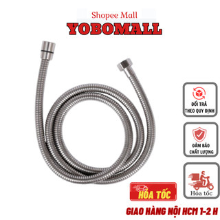 Dây Cấp Nước  Vòi Sen,Vòi Xịt Chất Liệu INOX  304 Không Gỉ Sét Dài 1,2 M- 1,4 M Phụ Kiện Phòng Tắm - Yobomall
