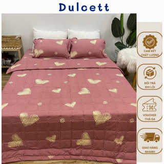 Bộ Chăn Hè 5 món(1 Ga 2 Vỏ Gối  đầu 1 Chăn Hè 1 vỏ gối ôm), Đủ các kích thước Chất liệu coton poly mềm mịn, k xù,k phai.