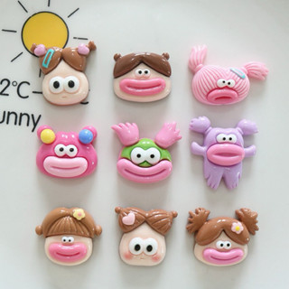 STICKER GẮN DÉP, CHARM CROCS MÔI DÀY CUTE nhựa cứng gắn DÉP CROCS, CROSS, DÉP SỤC, dép Cá SẤU