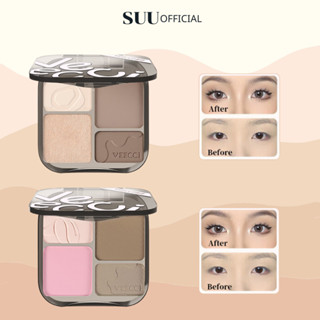 Bảng Tạo Khối VEECCI, Tạo Khối Bắt Sáng Highlight Chuyên Nghiệp Chống Nước Lâu Trôi Tông Màu Đa Dạng