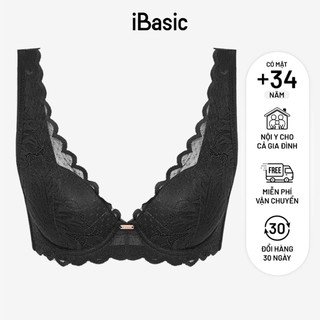 Áo ngực có gọng cup T-shirt full ren iBasic BO18-1