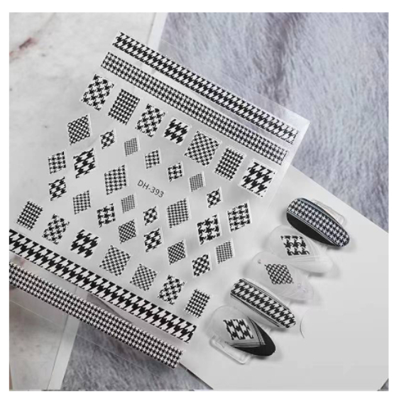 sticker nail trang trí móng mã mới
