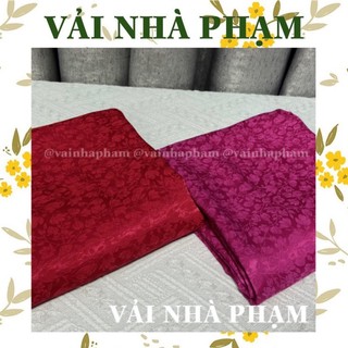 Vải gấm lụa hoa nhí-khổ 1.5m-vải nhà phạm