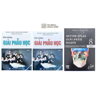 Sách - Bộ Bài Giảng Giải Phẫu Học và Netter Atlas Giải Phẫu Người Tmos