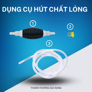 Dụng cụ bơm hút xăng dầu chất lỏng , ống bơm hút sang chiết chất lỏng
