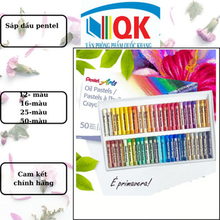 Sáp dầu Pentel 50 màu, Oil Pastels, Sáp màu-