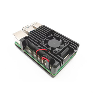 Vỏ nhôm tản nhiệt cho Raspberry Pi 4 có kèm quạt