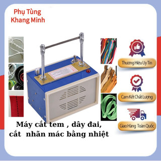 Máy cắt tem nhãn, máy cắt dây đai bằng nhiệt