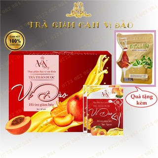 Trà giảm cân collagen x3 vị đào đông anh trà đào giảm cân chính hãng mỹ phẩm đông anh