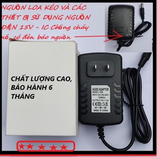 Nguồn Sạc Loa Kéo, Adapter 9V 15V 2A 15V2A 15 V2A dùng cho loa kéo và các thiết bị điện 15V, 9V