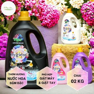 Nước giặt đậm đặc hương nước hoa HyGienC Plus - Chai 2kg