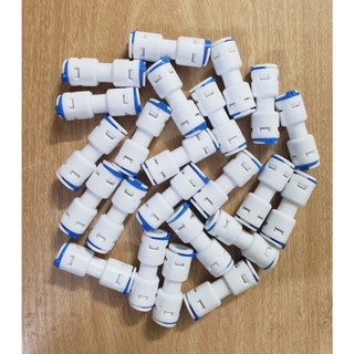 Combo 2 Cút Nối Dây 6mm (1 Cút Góc & 1 Cút Thẳng) - Kết Nối Vòi, Van Nóng Lạnh Máy Lọc Nước RO