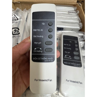Remote điều khiển quạt điện cơ thống nhất loại dài có 5 nút bấm - dùng cho tất cả các loại quạt Vinawind- Bh 3 tháng