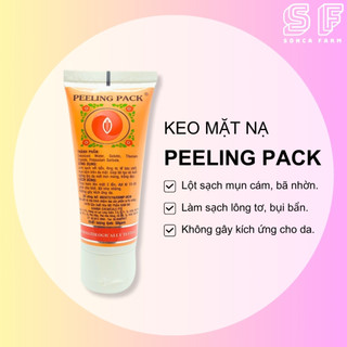 Keo lột mụn peeling pack tube 25g, tube 50g - keo lột mụn gamma