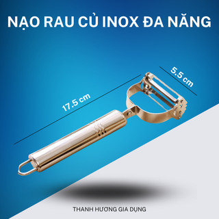 Nạo củ quả inox 304 đa năng 3in1 có thể bào sợi