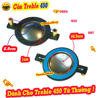 CÔN TREBLE 450 RC F, BM , LOẠI CÓ CỌC 8.8 CM COI TRÒN - GIÁ 01 CHIẾC COIL 44.5