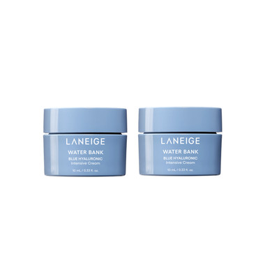 [HB Gift] Bộ 2 Kem Dưỡng Ẩm Chuyên Sâu Laneige Water Bank Blue Hyaluronic Intensive Cream 10mlx2 (Da khô)