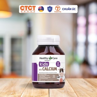 Viên sữa bổ sung canxi cho bé Healthy Care Milk Calcium 60 viên