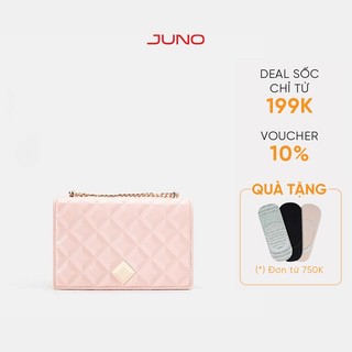 Túi Xách Nhỏ Nữ Thời Trang JUNO Dập Hiệu Ứng Princess Diamond TXN417