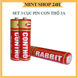 Set 3 cục pin con thỏ 3a - mint shop 24h