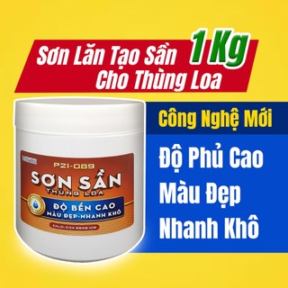 Sơn lăn sần thùng loa hệ nước độ phủ cao, màu đẹp, sơn dùng phục hồi vỏ thùng loa cũ