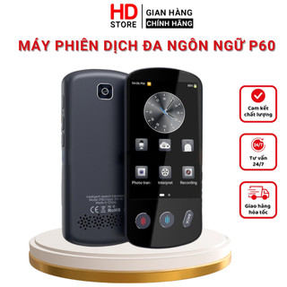 Máy phiên dịch cao cấp CORISU P60 hỗ trợ dịch OFFLINE 13 ngôn ngữ, dịch ảnh, đàm thoại hai chiều, màn hình hiển thị lớn