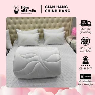 Ruột Chăn Bông Gòn Truyền Thống  Size 2mx2m2 - Tiệm Nhà Mêu Chăn mềm Basic Cao Cấp Phong Cách Hàn Mới