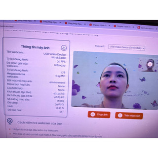 Webcam máy tính có míc full HD 720p