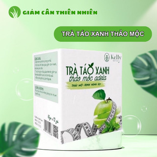 Trà táo xanh adela thảo mộc thải mỡ 1h 12 gói