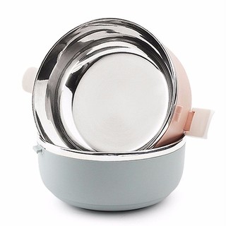 Hộp cơm giữ nhiệt lõi inox 2 tầng Lunch Box, Cặp Lồng Giữ Nhiệt Lúa Mạch