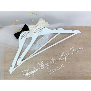 Lúp cô dâu thêu tên 80cm