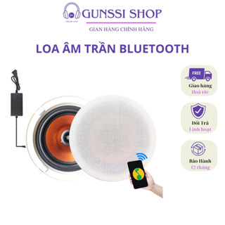  Loa âm trần loa trần Gunssi kết nối bluetooth đấu với các loa phụ Công suất 30w Nghe Nhạc Âm Thanh Sống Động 