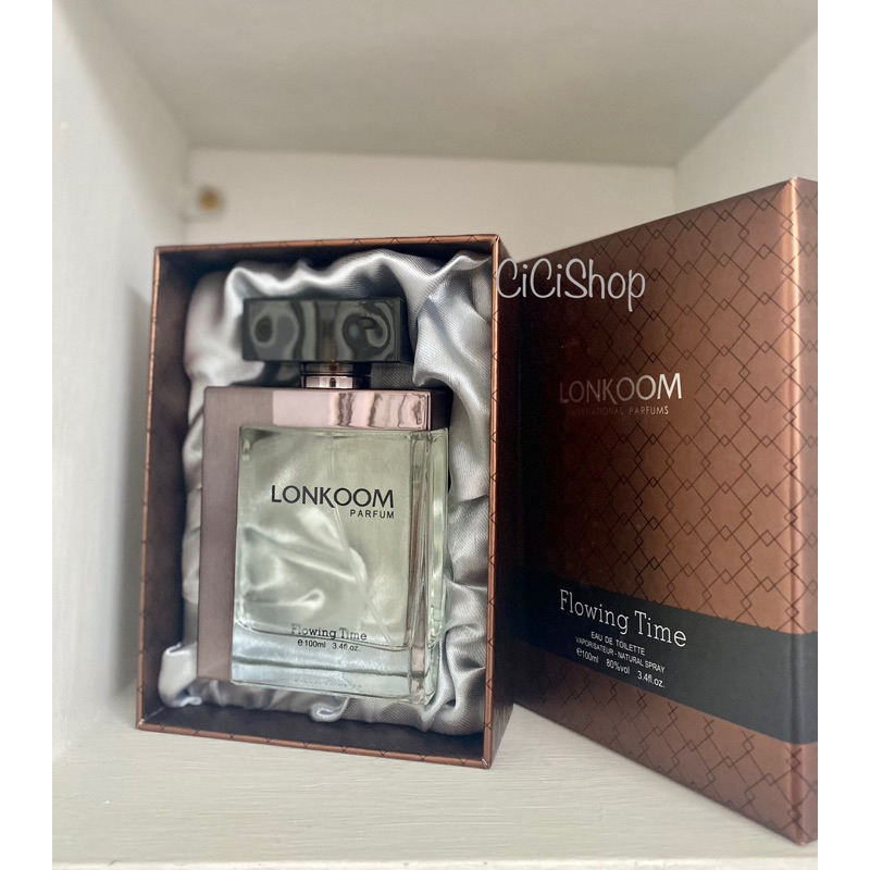 Nước hoa Nam FLOWING TIME EDT Lonkoom 100ml hương mùa hè nam tính thơm lâu