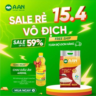 Gạo st24 túi 5kg - chính hãng gạo a an