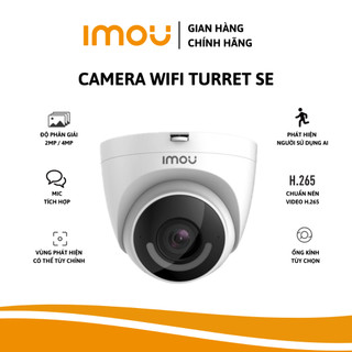 Camera Wifi Ngoài Trời IMOU TURRET SE T22EP S21FP S41FP Phát Hiện Người Chuyển Động Bảo Hành 2 Năm