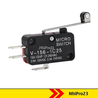 Công tắc hành trình v-156-1c25 15a 250v có bánh lăn
