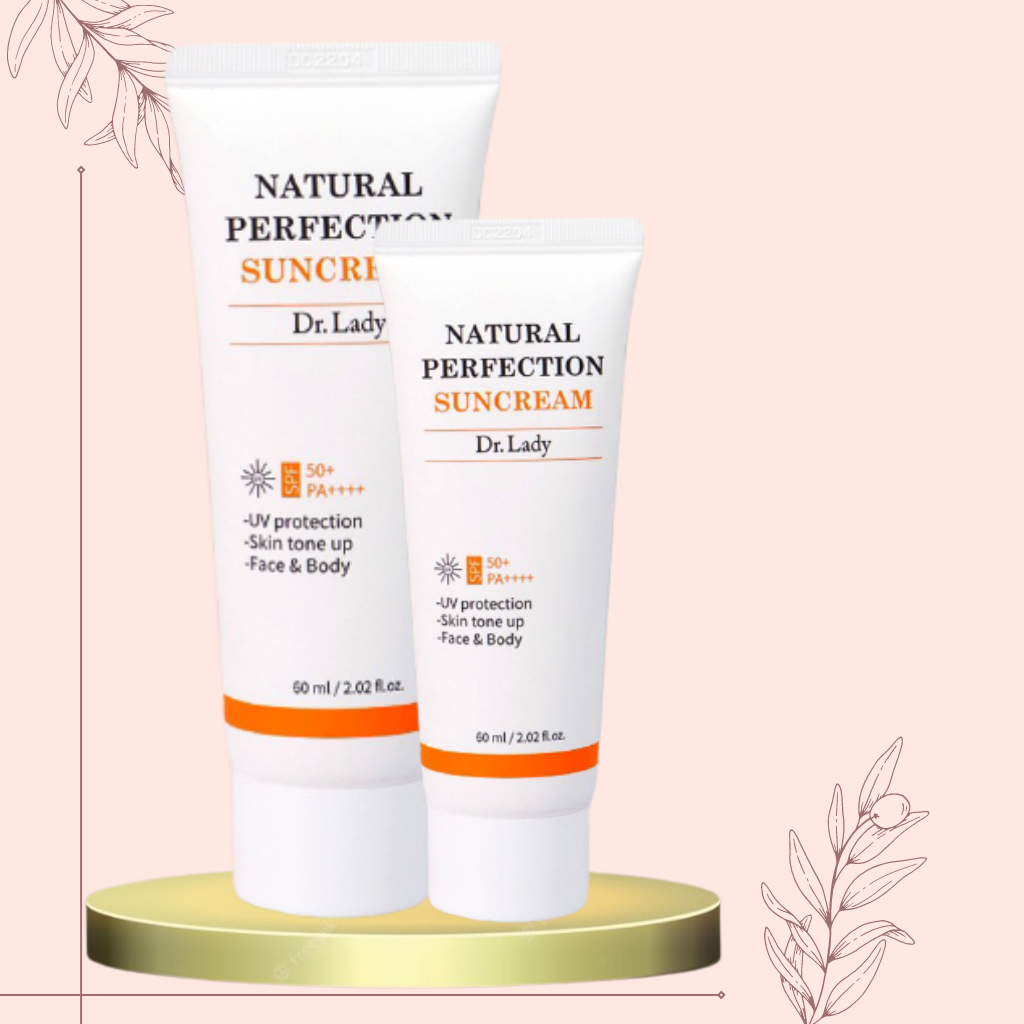 Kem chống nắng Dr. Lady Suncream 60ml nâng tone, kiềm dầu Hàn Quốc