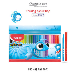 Viết lông maped màu nước ocean - 12/24 màu