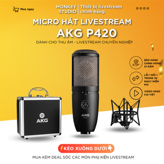 Mic Livestream | Micro thu âm AKG P420 ⚡ BH 1 NĂM ⚡ Chính Hãng Dành Cho Thu Âm Hát Livestream Phòng Thu Chuyên Nghiệp