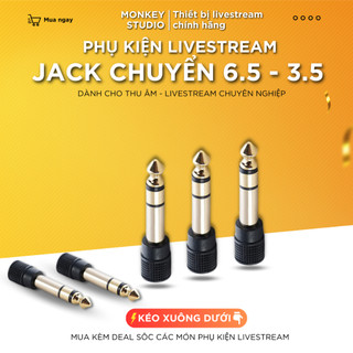 Jack chuyển 6 ly sang 3.5 ⚡ Rắc Chuyển 6 ly Mạ Vàng Chuyển Đối Tín Hiệu Âm Thanh Chất Lượng Cực Cao