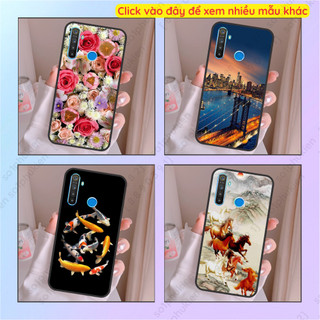 Ốp lưng Realme 5 / Realme 5i / Realme 5S / Realme 5 Pro / Realme Q / Realme 6i dẻo in hình bướm, mèo mẫu thiết kế mới