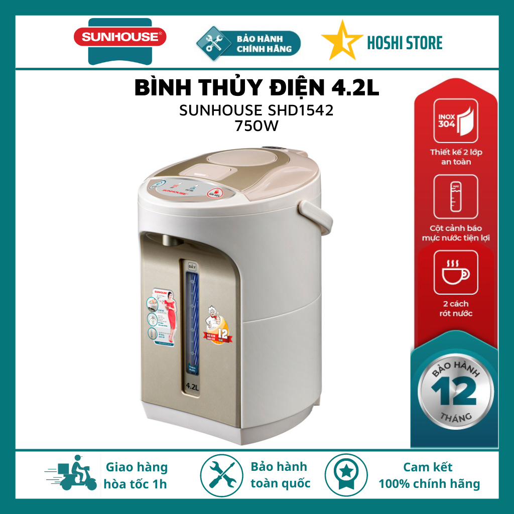Bình thủy điện 4.2 L SUNHOUSE SHD1542